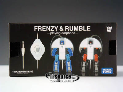 Frenzy and Rumble Headphones | Music Label Transformers Figure by