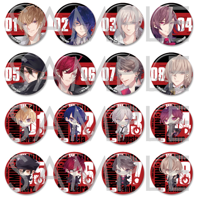 クリミナーレ！X 缶バッジ2016 Vol.2 | 乙女向け通販サイト「SKiT Dolce」