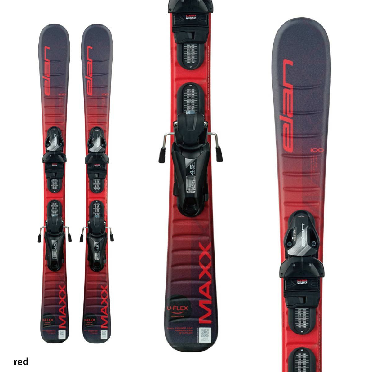 ELAN エラン スキー板 キッズ ジュニア 2026 MAXX RED JR SHIFT