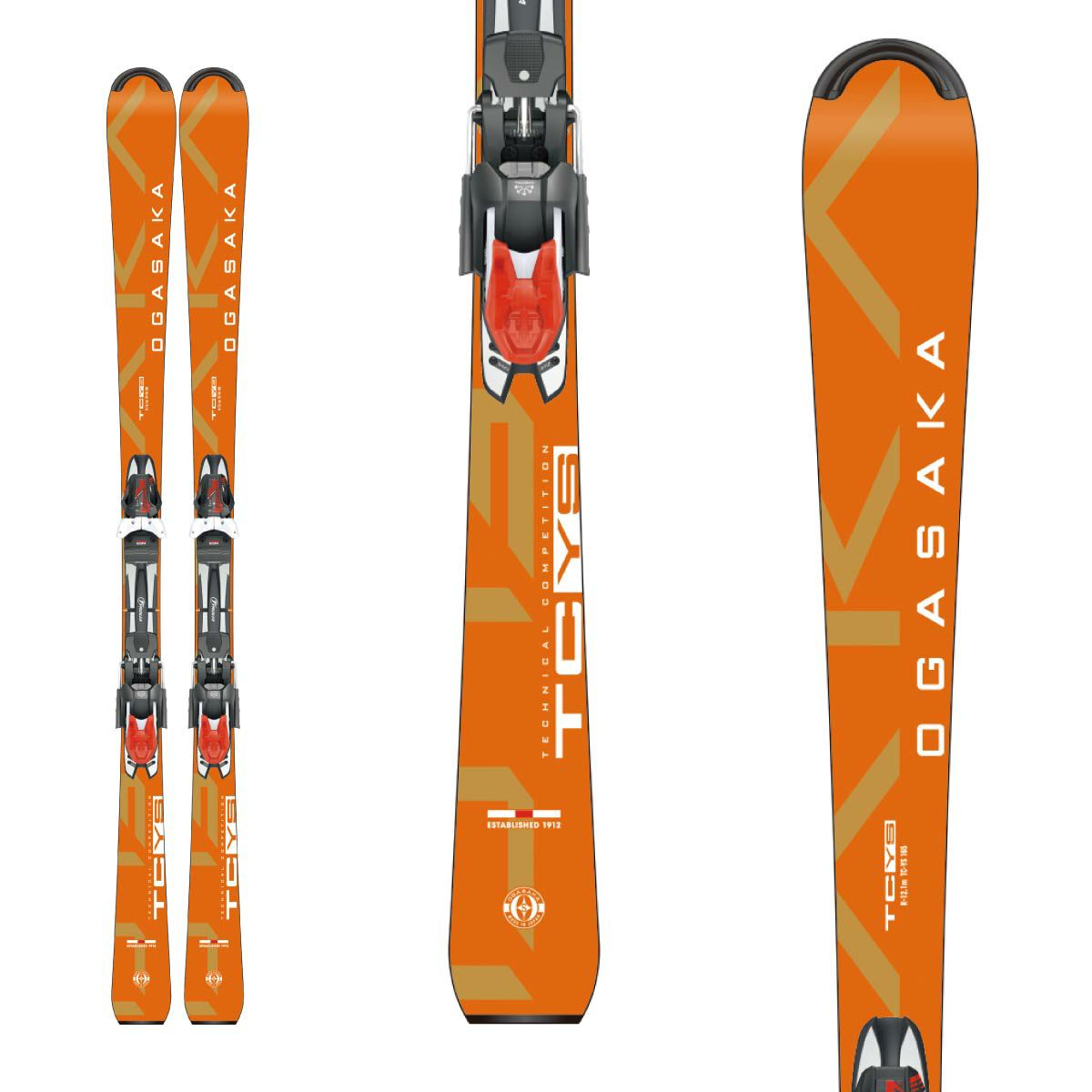 OGASAKA オガサカ スキー板 キッズ ジュニア 2025 TC-YS + Power