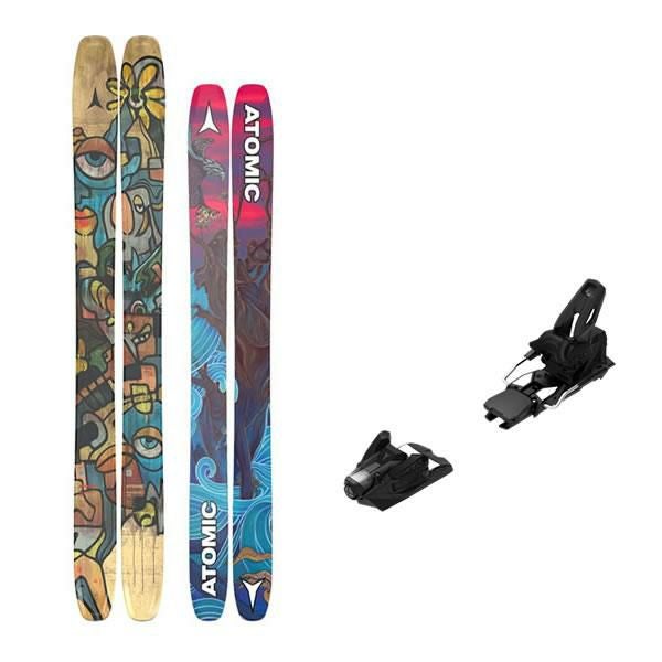 Atomic Performer スキーとLEKI ストック 162 バック付 ATOMIC