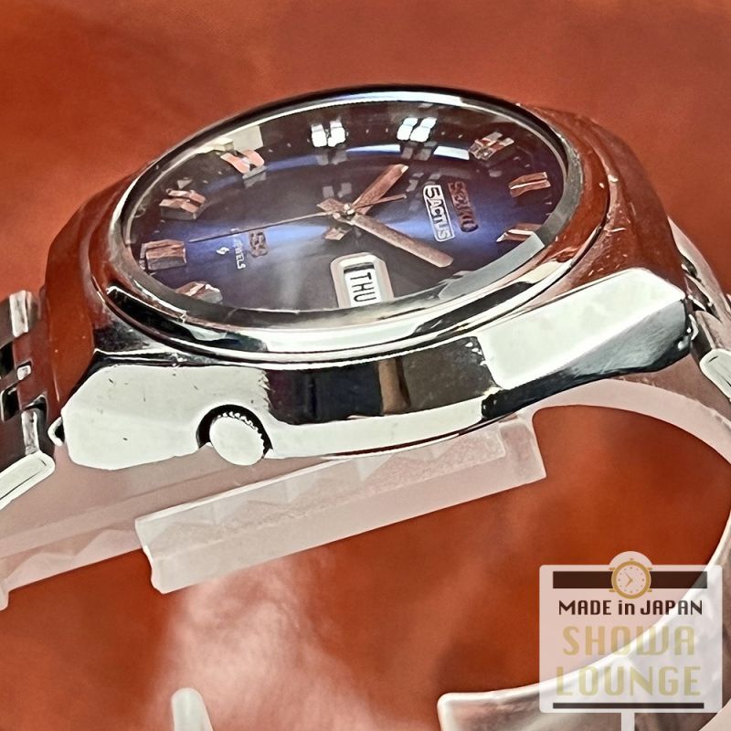 セイコー ファイブアクタス SS メタリックブルーダイヤル 6106-8680