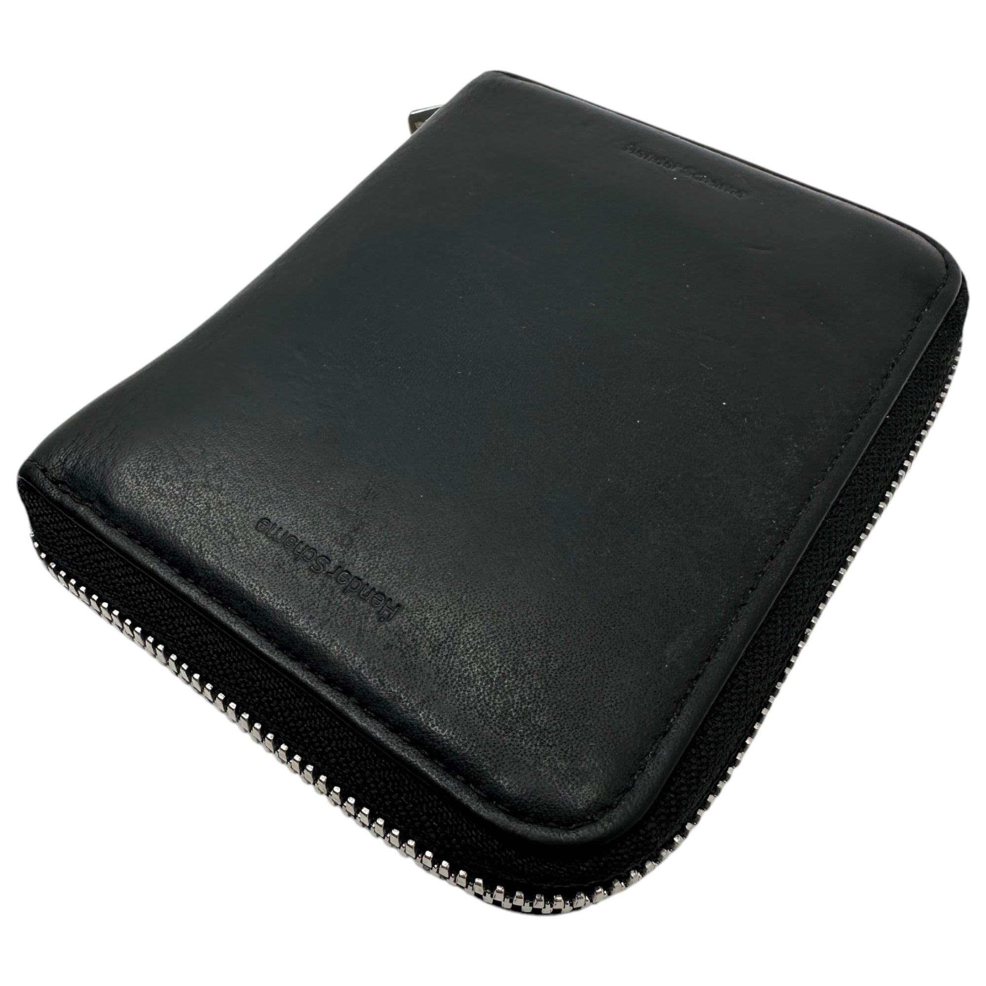Hender Scheme(エンダースキーマ) Round zip leather compact wallet