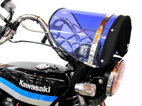 Z-FATHER 旭風防 パープル(黒布タレ) [株式会社マッドマックス]