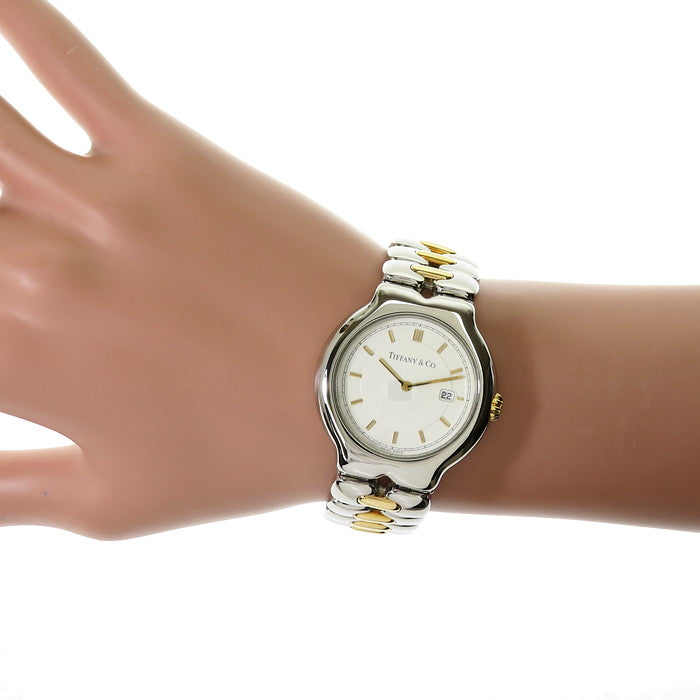TIFFANY&Co./ティファニー】 M0112 ティソロ コンビ 腕時計 ステンレス