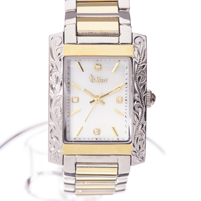 ハワイアンジュエリー/Stainless/Maxi×Vicenteコラボ SV/GD 腕時計