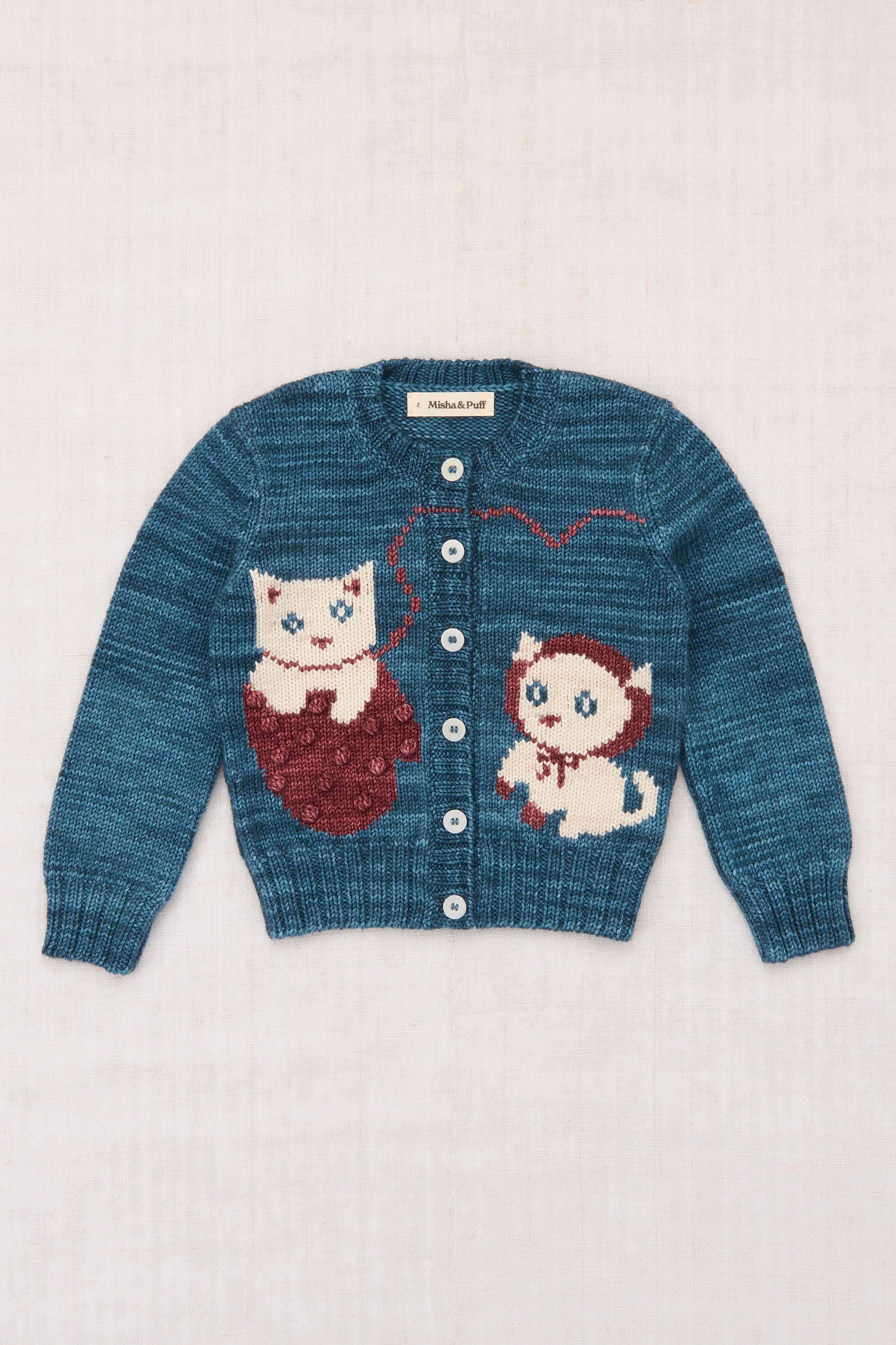 Three Little Kittens Cardigan – Misha & Puff