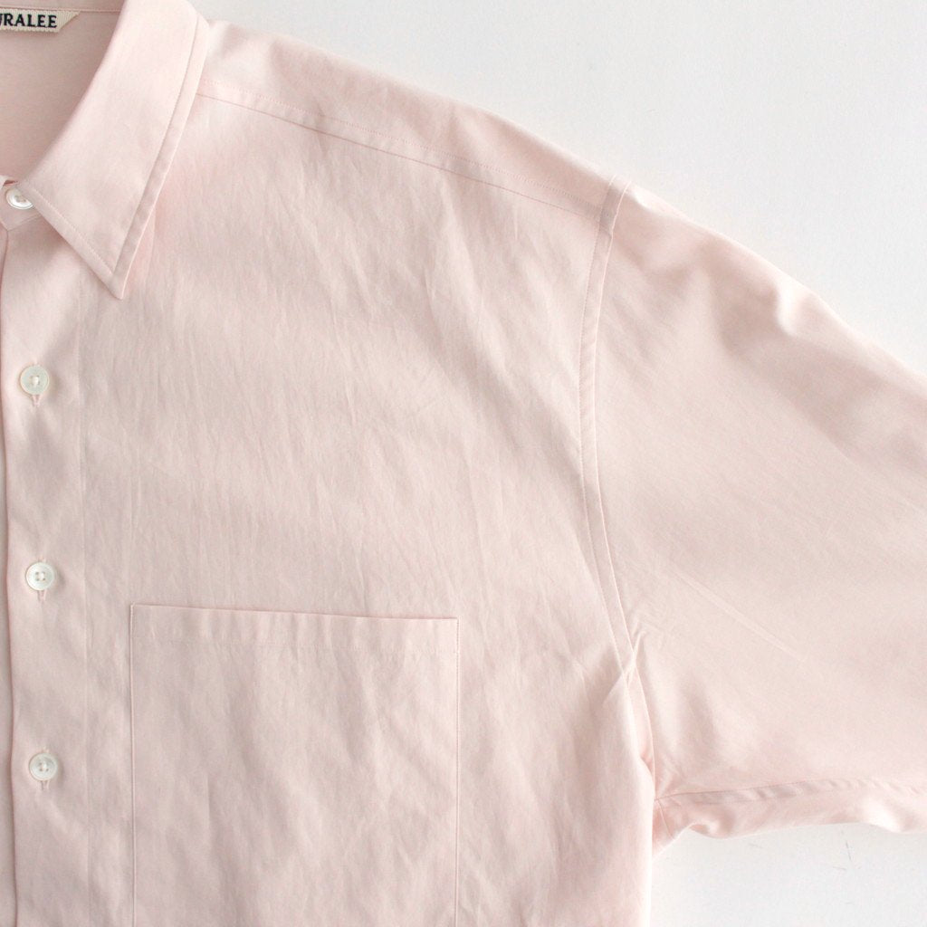 WASHED FINX TWILL BIG SHIRT #LIGHT PINK [A23AS02TN] – ciacura