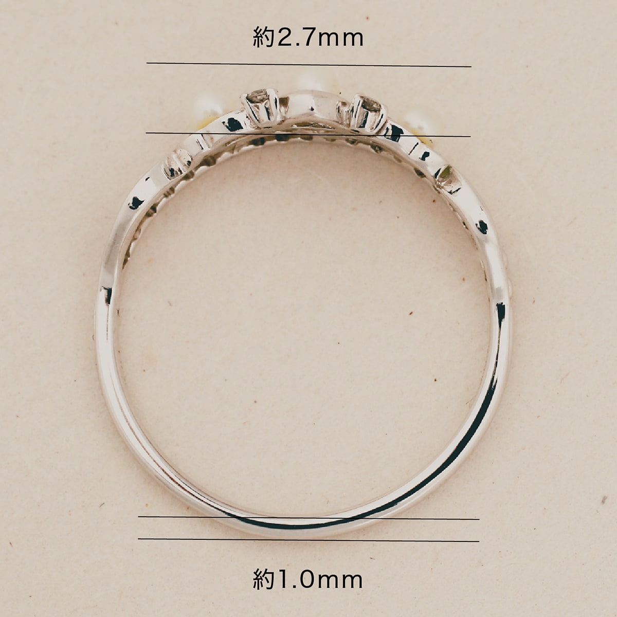 ダイヤモンド 淡水パール リング | sr767 – cococaru