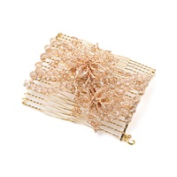 フローラルアイスフラワー グラスコーム(ベージュミックス) | イージー