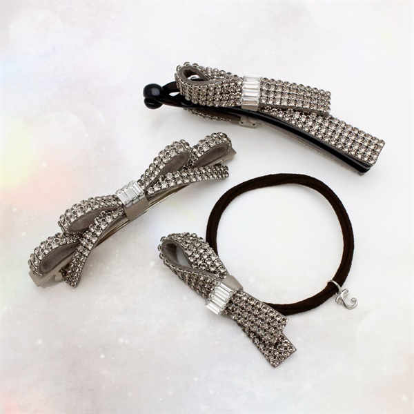 クリスタルメッシュパヴェ ポニー(グレージュ) | ポニー | COMPLEX BIZ