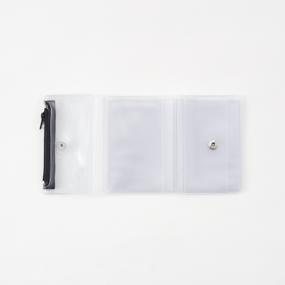 isshoni. カードファイル PVC Rクリアブルー N1949 | 2026年版手帳