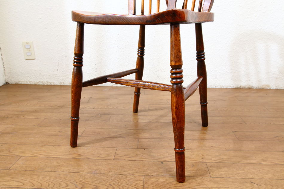 スーパークオリティ ジョージアン ホイールバックウィンザーチェア