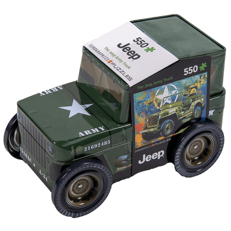 Puzzle Military Jeep Collectible Tin - WB – Shop EAA Merchandise
