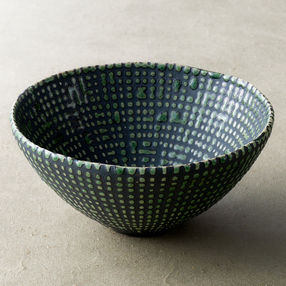 今井兵衛さんの茶碗L(グリーン): インテリア・ライフスタイル