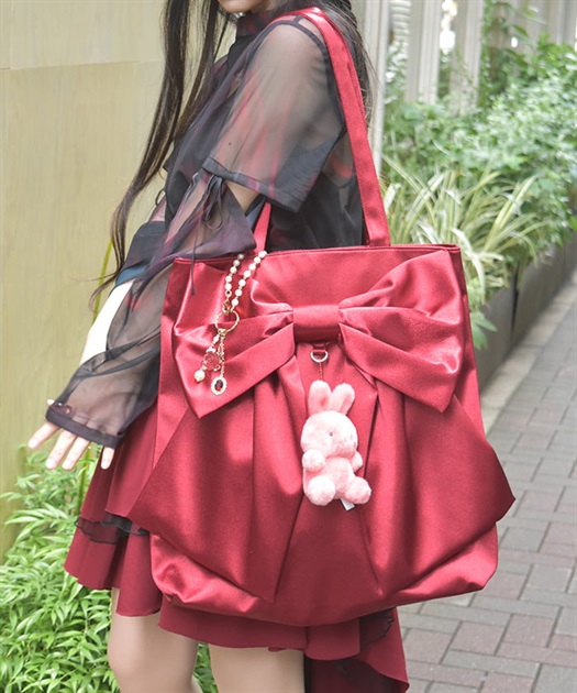 タテ型ビッグリボントート | axes femme | axes femme online shop