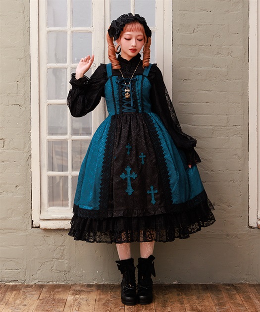 クロスモチーフジャンスカ | Chalmiere | axes femme onlineshop