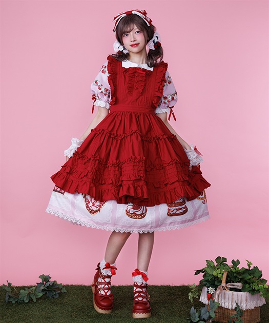 コットンフリルエプロン | Chalmiere | axes femme onlineshop