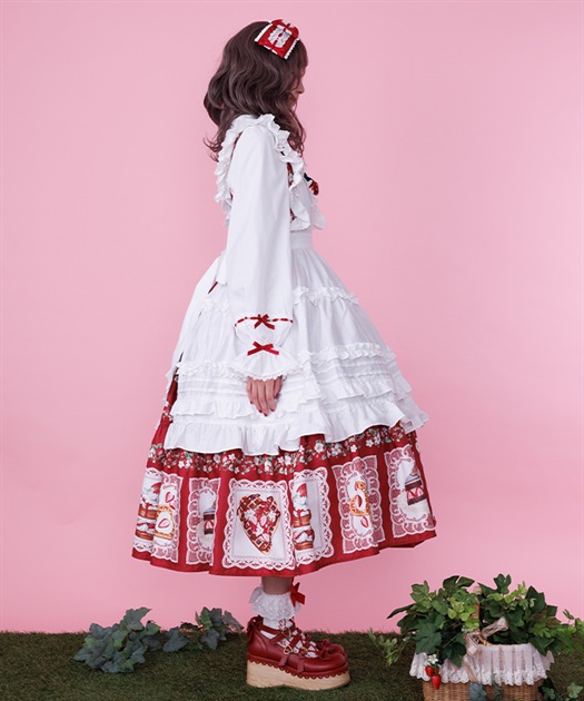 コットンフリルエプロン | Chalmiere | axes femme onlineshop