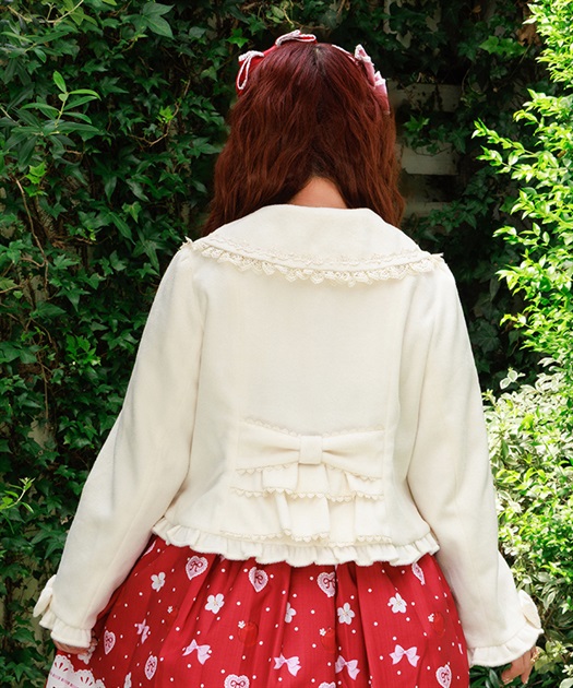 パールリボンショートコート | axes femme online shop