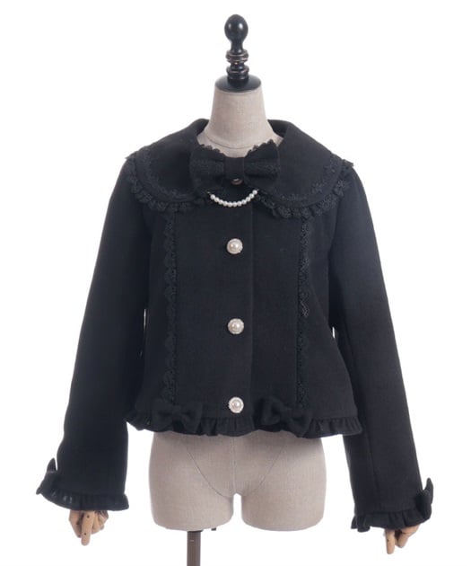 パールリボンショートコート | Chalmiere | axes femme onlineshop