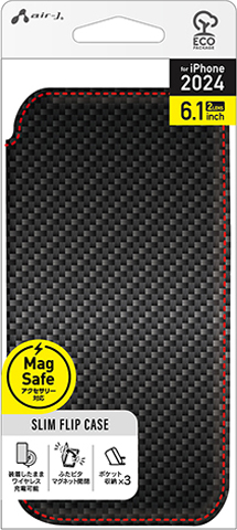 iPhone16用 MagSafe充電対応 手帳型スリムケース | 株式会社エアー