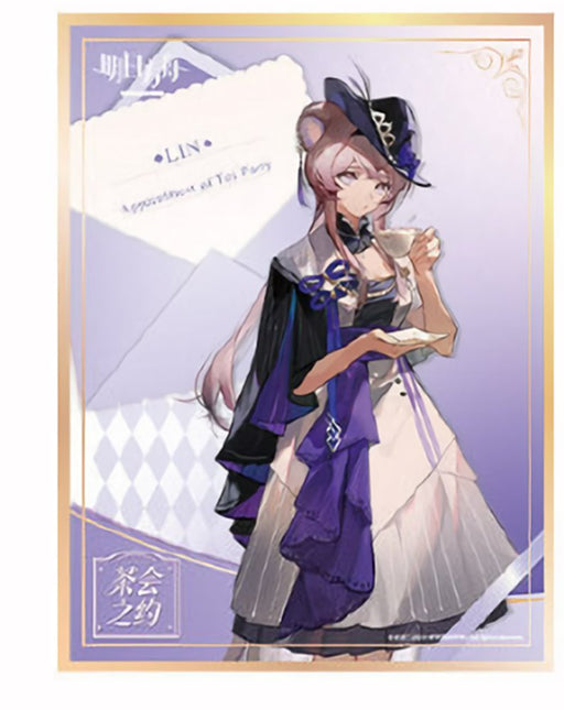 新品】アークナイツ コラボカフェ お茶会の約束 色紙 リン / IPSTAR潮