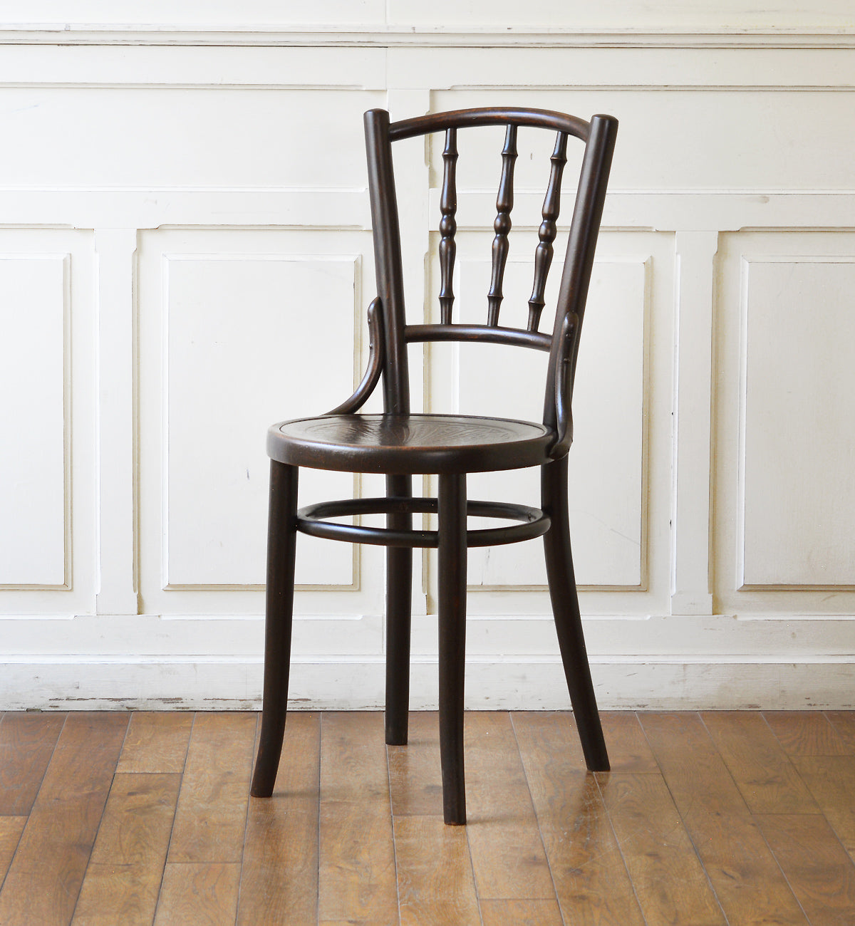 1920s フランス アンティーク ベントウッド チェア ブラック 椅子