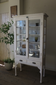 アンティーク ケビント 医療棚 ガラスキャビネット ショーケース