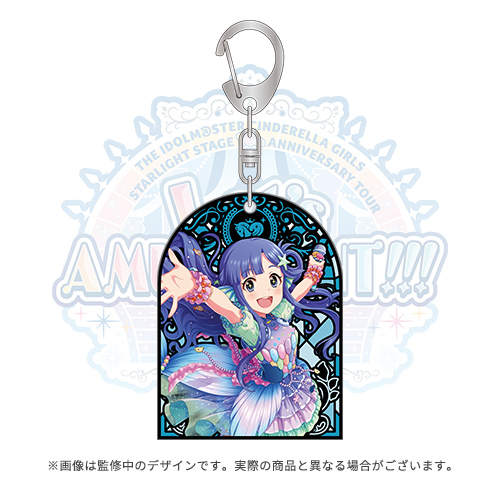 宝石の国 シンシャ ステンドグラス風キーホルダー フォス、シンシャ