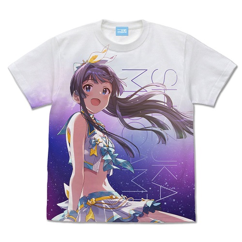 都会の空に思うのは 最上静香 フルグラフィックTシャツ/WHITE-M