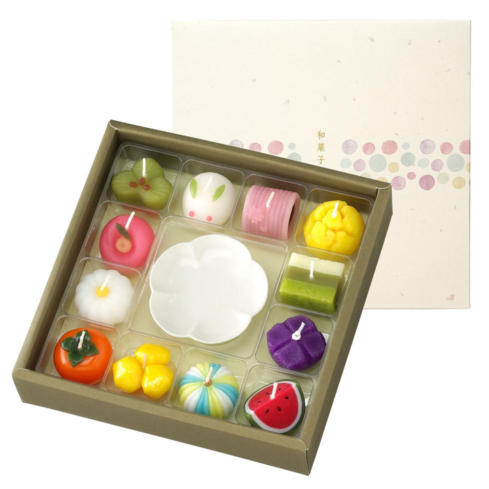 ろうそく 和菓子づくし ギフトセット — 仏壇・仏具専門店 ぶつえいどう