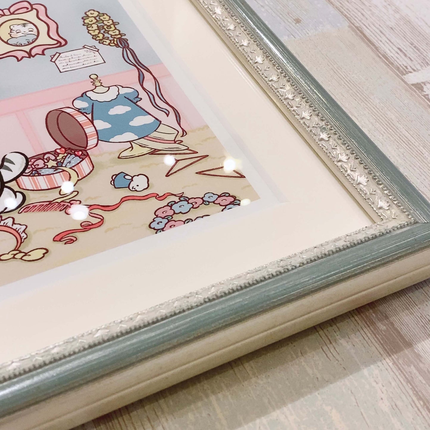 アート(ジークレー)「ふたりあそび」by ARU. – Junie Moon Online Shop