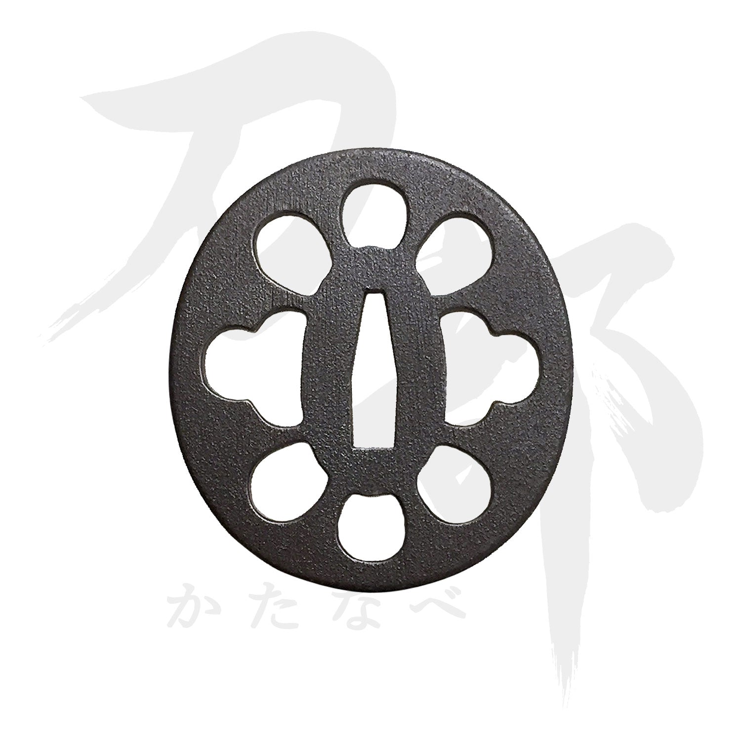 鉄地 平田菊透図鍔｜現代物金具の販売 刀部 かたなべ – 刀部オンライン
