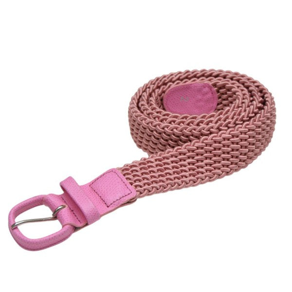 ST-POUR HOMME(エスティ プール オム) ゴムレザーメッシュベルト