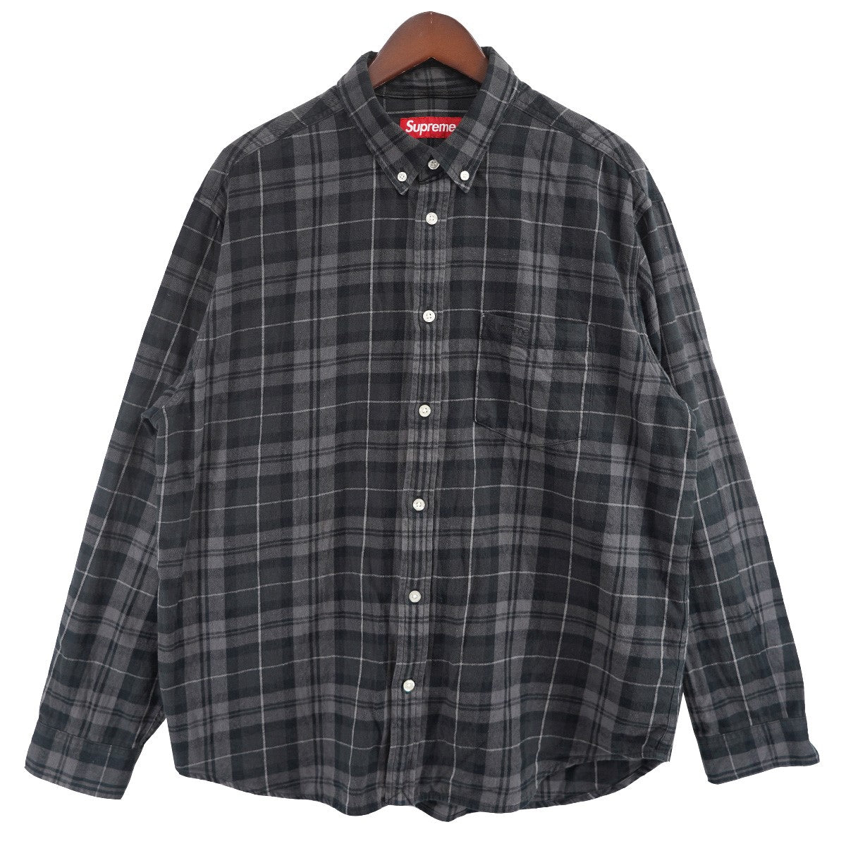 Supreme(シュプリーム) 24AW Plaid Flannel Shirtロゴ プレイド