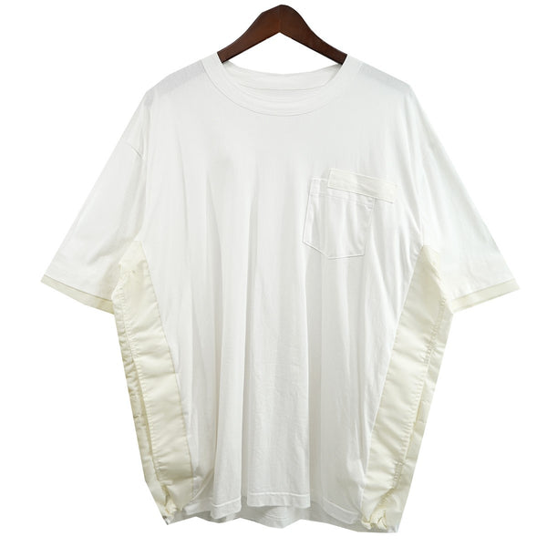 sacai(サカイ) 24AW Nylon Twill x Cotton Jersey T-Shirtナイロン
