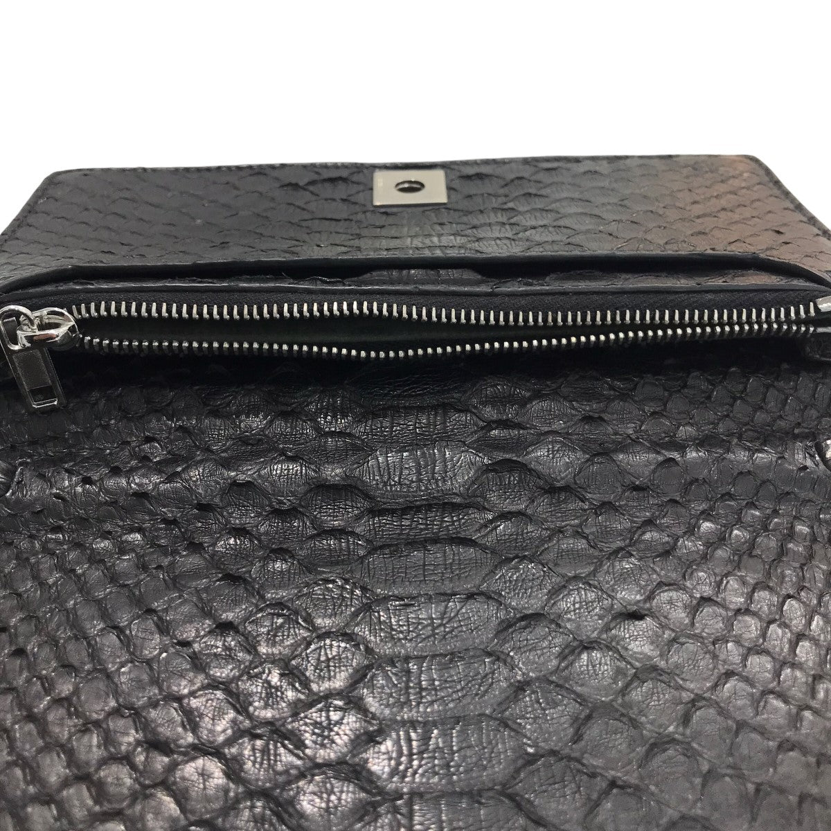 RICK OWENS(リックオウエンス) パイソンチェーンショルダーバッグ