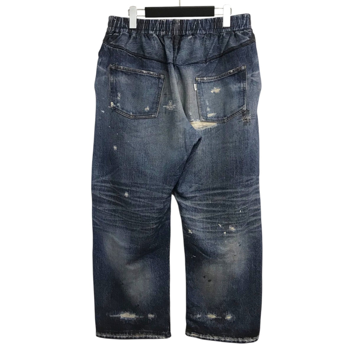 SAPEur(サプール) 「Lot．5550XX SWEAT PANTS」デニム転写スウェット