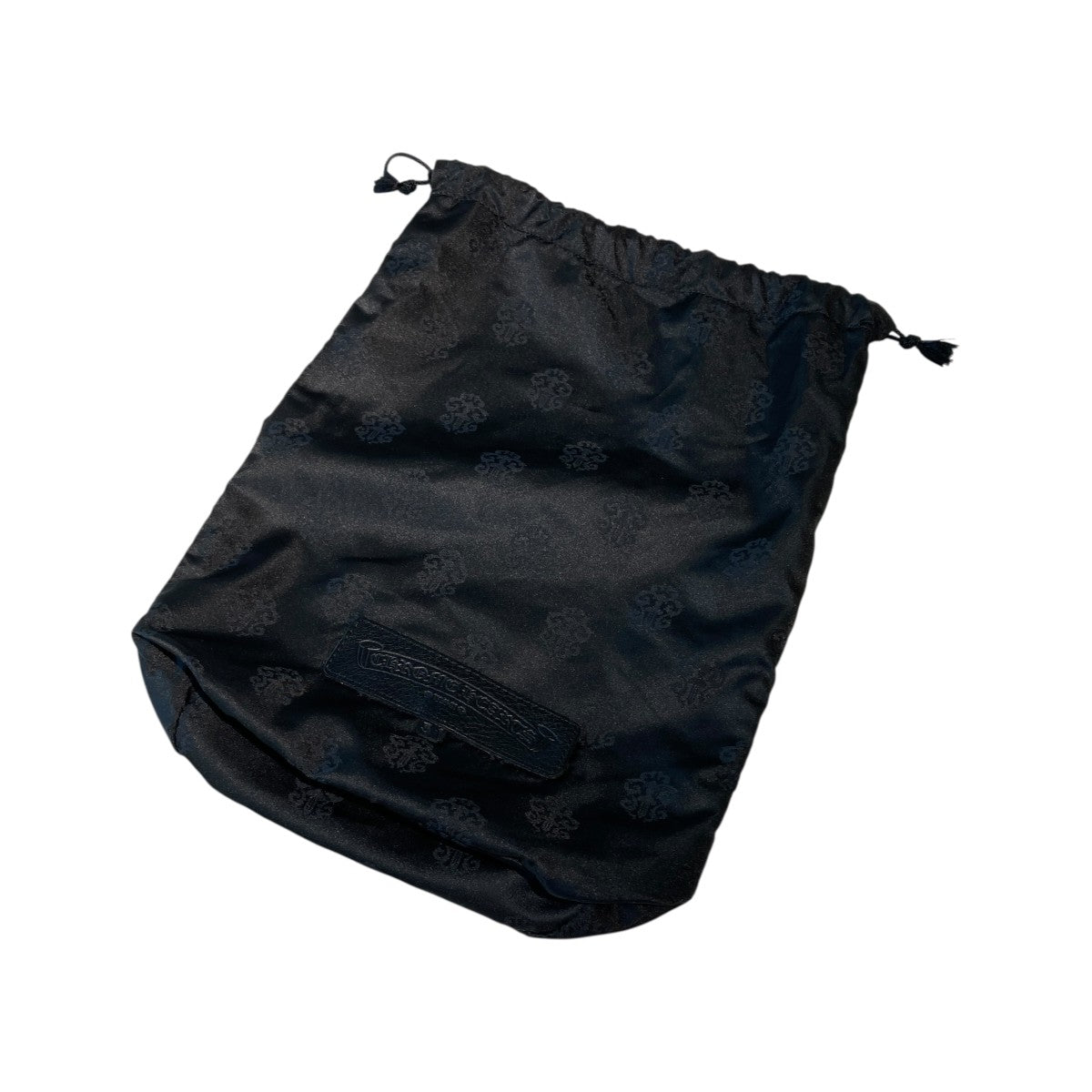 CHROME HEARTS(クロムハーツ) DRW STRING SACK クロスレザーポーチ