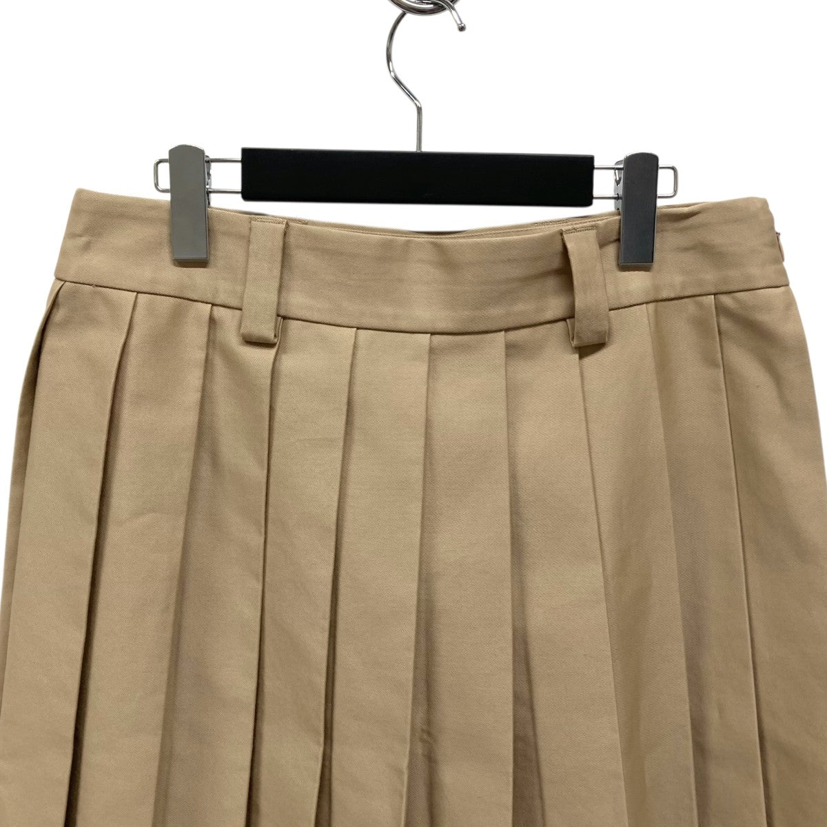 MIU MIU(ミュウミュウ) CHINO MIDI SKIRTプリーツスカートMG1781