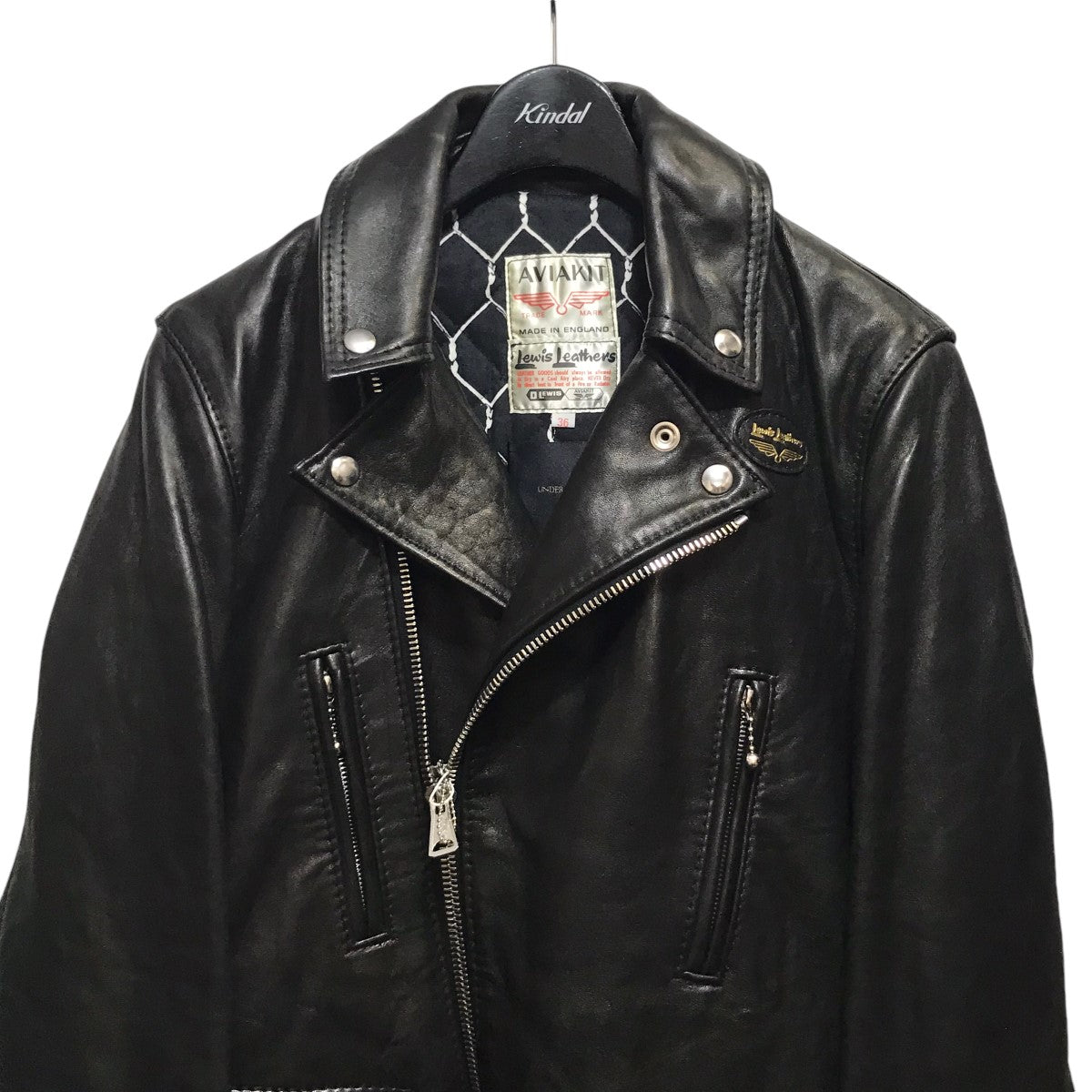 UNDERCOVER×Lewis Leathers レザージャケット UCQ9206 ブラック サイズ