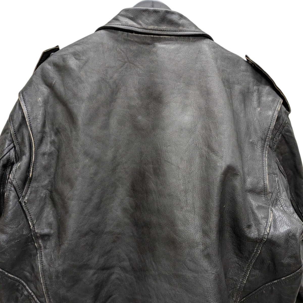 Supreme×blackmeans Painted Leather Motorcycle Jacketライダース