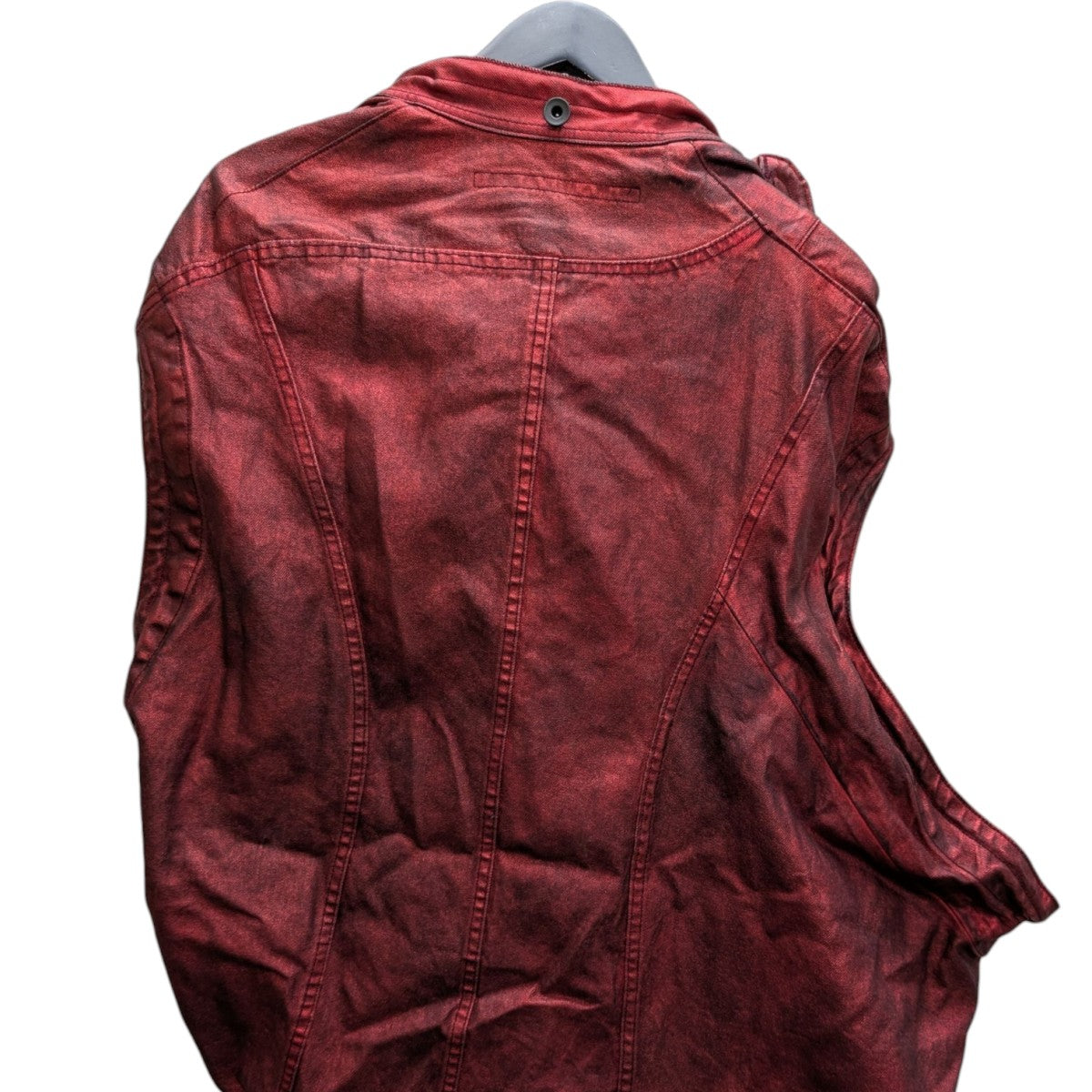 JULIUS(ユリウス) 25SS10oz Coated Denim Asymmetry Hooded Vest