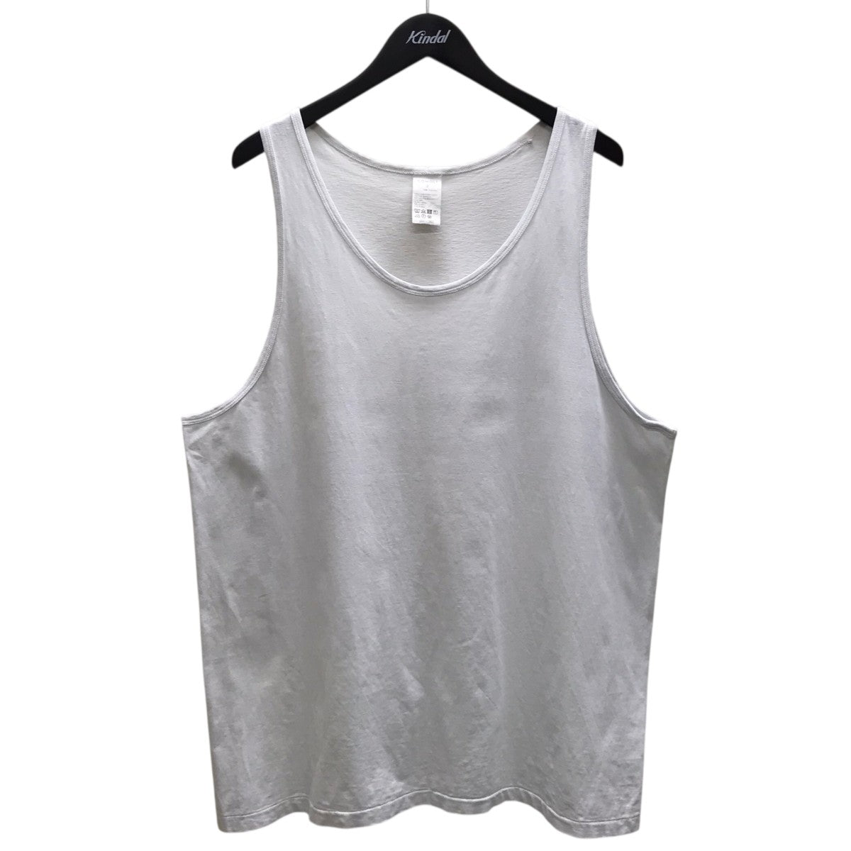 COMOLI(コモリ) 24SS サープラスタンクトップ Z01-05019 ホワイト