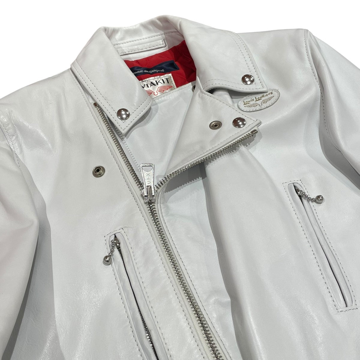 COMME des GARCONS×Lewis Leathers ライトニングレザージャケットKZ