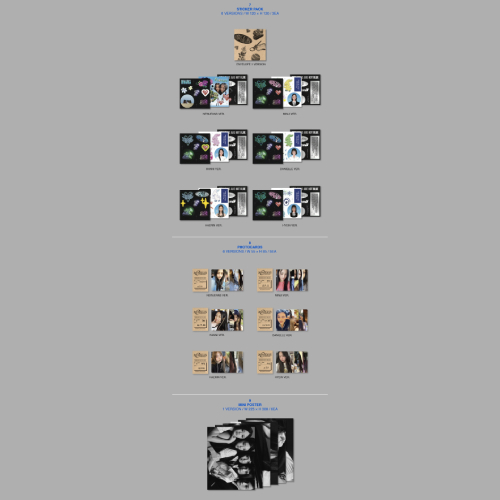 NewJeans - New Jeans [1st EP/Bluebook ver./6種のうち1種ランダム