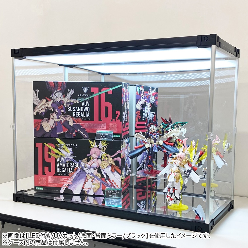 J-STAGE ワイド ハイタイプ【LEDなし/UVカット/天面・底面クリア/背面