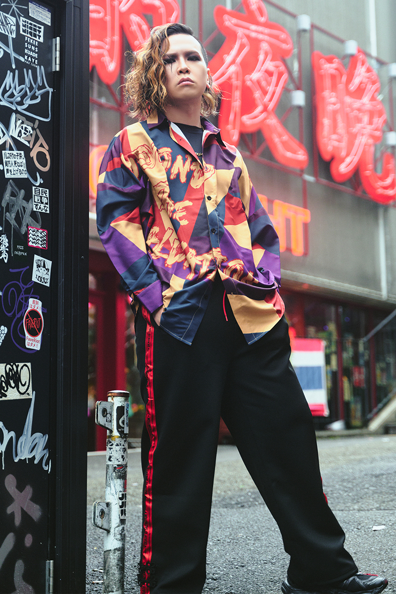 タラチオ×PSYCHO NATION×GEKIROCK CLOTHINGコラボ・トラックパンツ