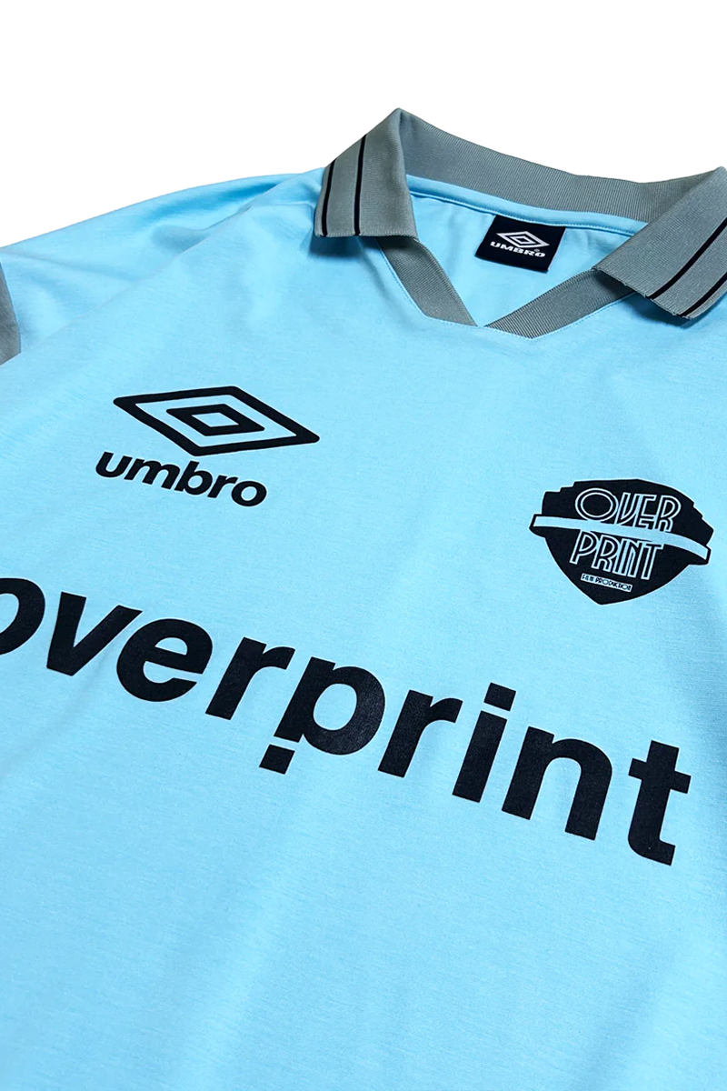 over print（オーバープリント）UMBRO * OVER PRINT GAME SHIRTS SAX